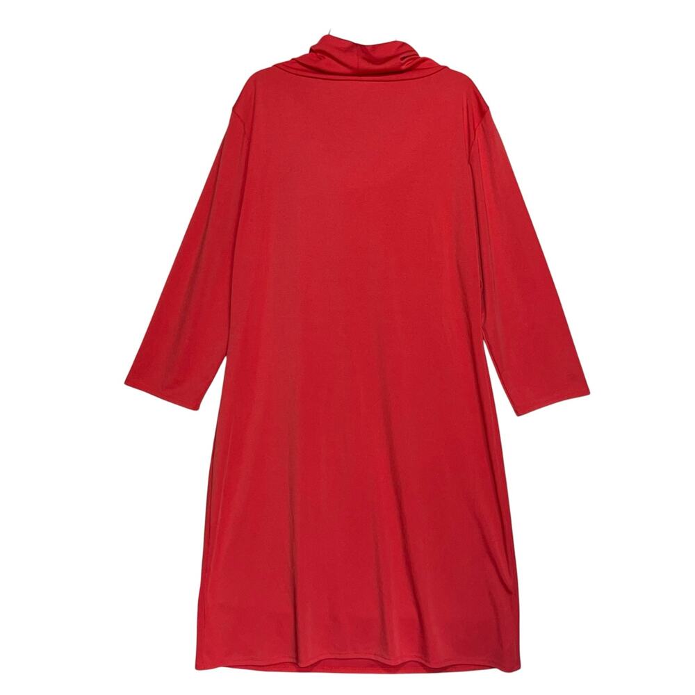 Natori Jersey Knit Cowl Neck Dress - Picture 4 of 6